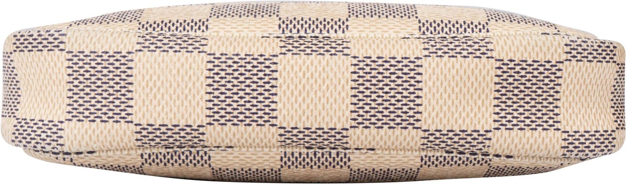 Louis Vuitton Louis Vuitton Damier Azur Monogram Mini Pochette Accessoire Shoulder Bag Wit