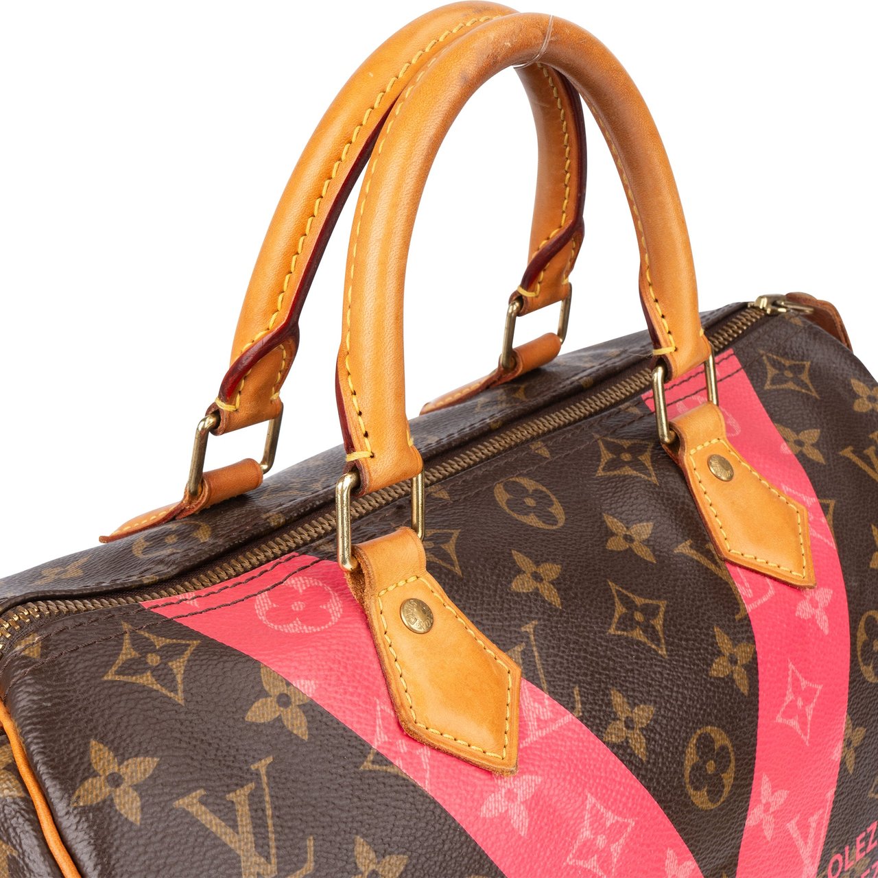 Louis Vuitton Louis Vuitton Canvas Monogram Limited V Granata Speedy 30 Handbag Bruin