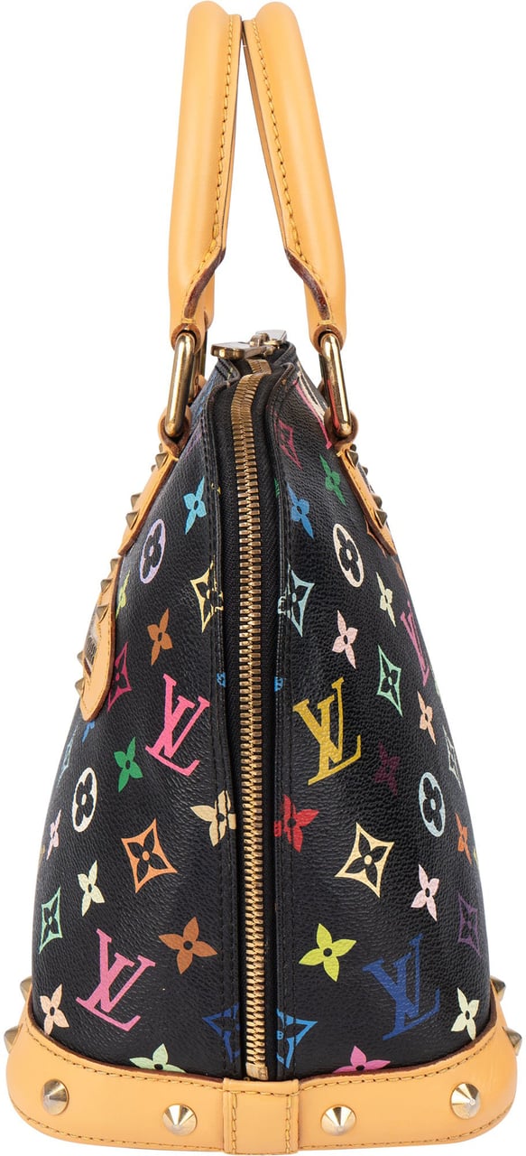 Louis Vuitton Louis Vuitton Murakami Multicolor Alma PM Handbag Zwart