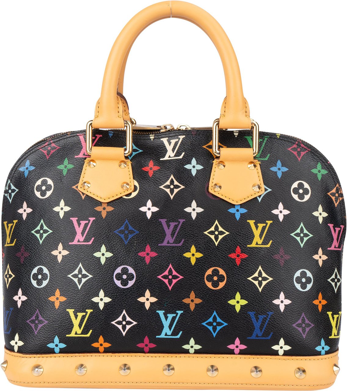 Louis Vuitton Louis Vuitton Murakami Multicolor Alma PM Handbag Zwart