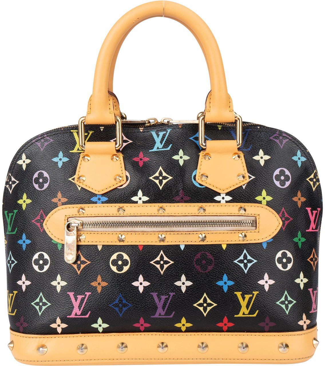 Louis Vuitton Louis Vuitton Murakami Multicolor Alma PM Handbag Zwart