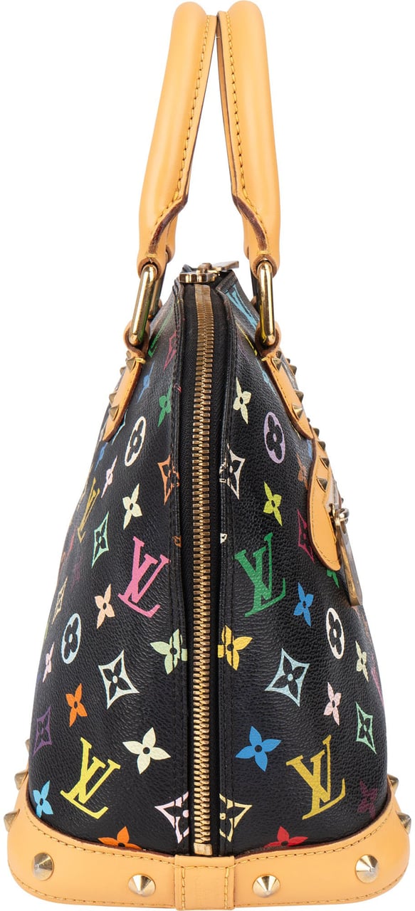 Louis Vuitton Louis Vuitton Murakami Multicolor Alma PM Handbag Zwart