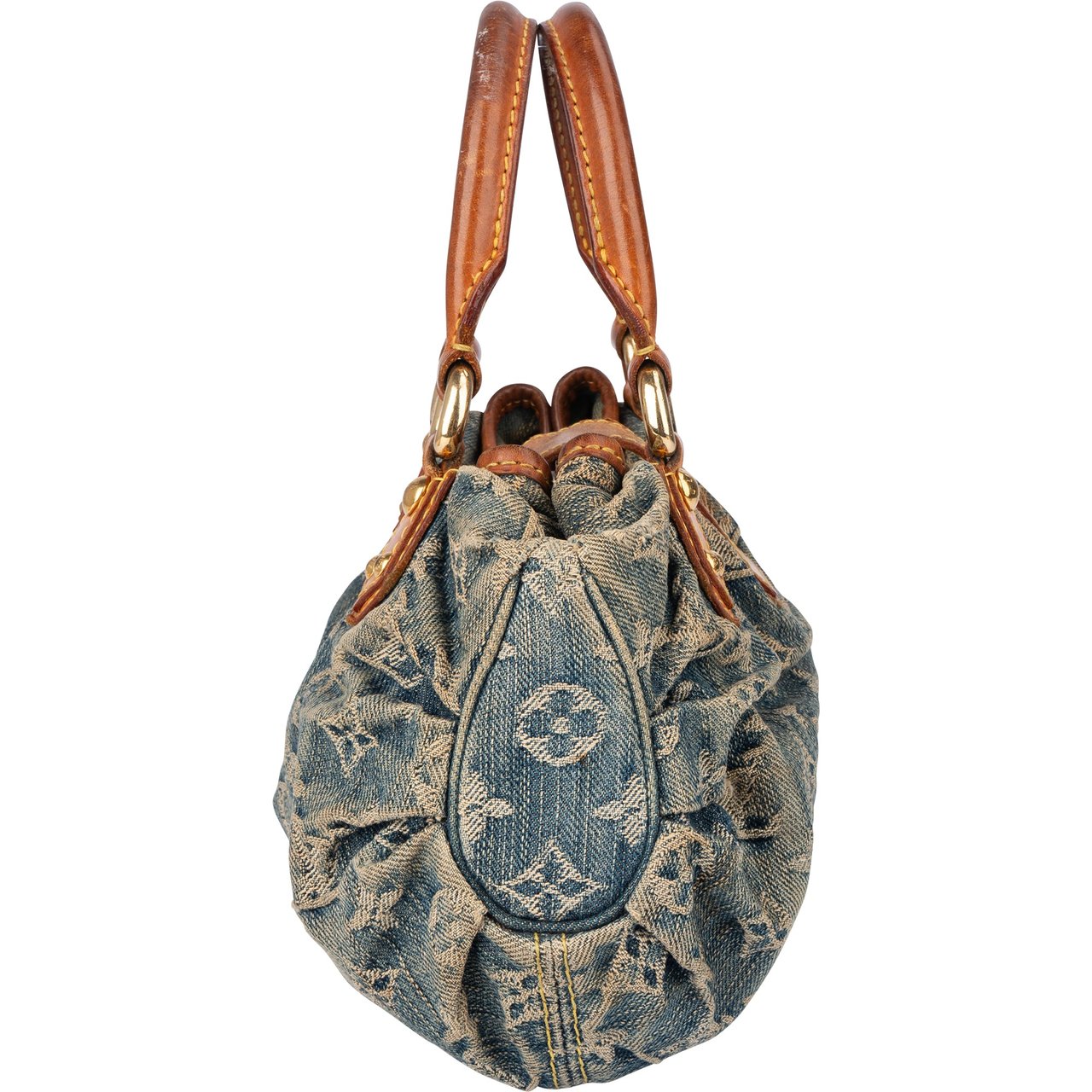 Louis Vuitton Louis Vuitton Denim Monogram Pleaty Handbag Divers
