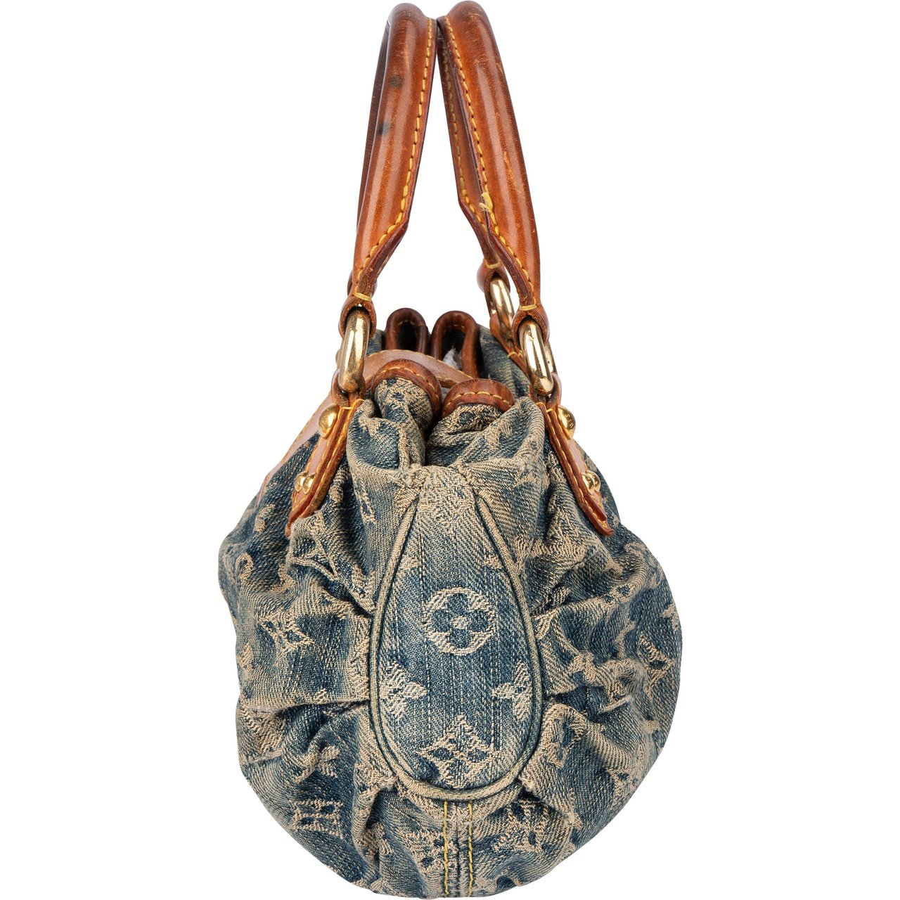 Louis Vuitton Louis Vuitton Denim Monogram Pleaty Handbag Divers