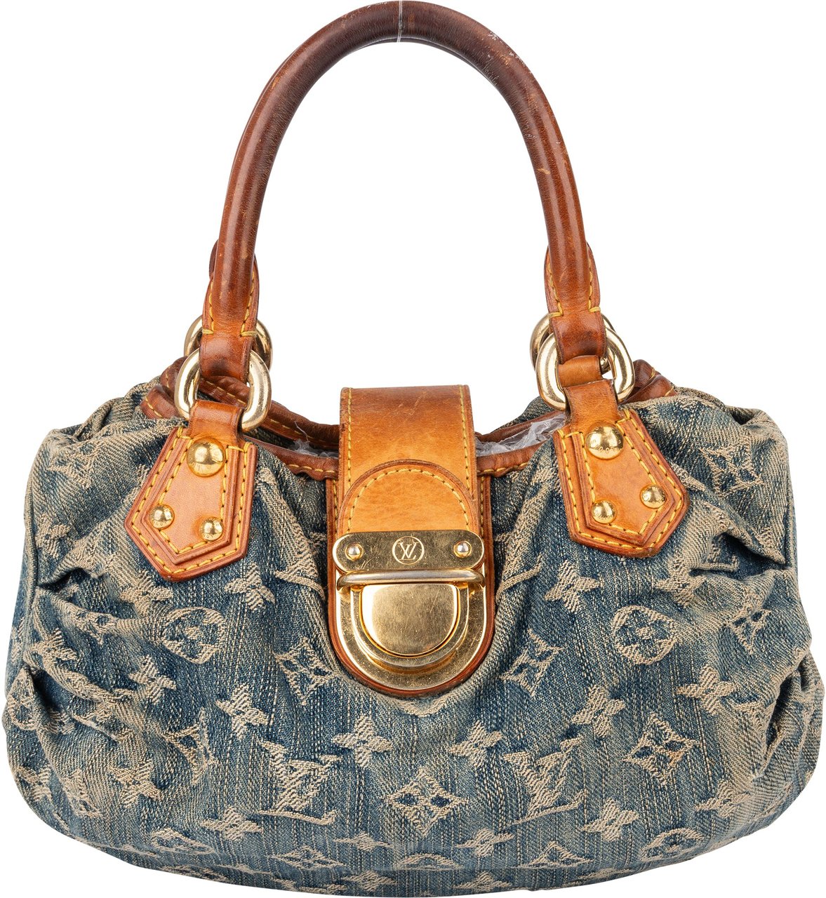 Louis Vuitton Louis Vuitton Denim Monogram Pleaty Handbag Divers