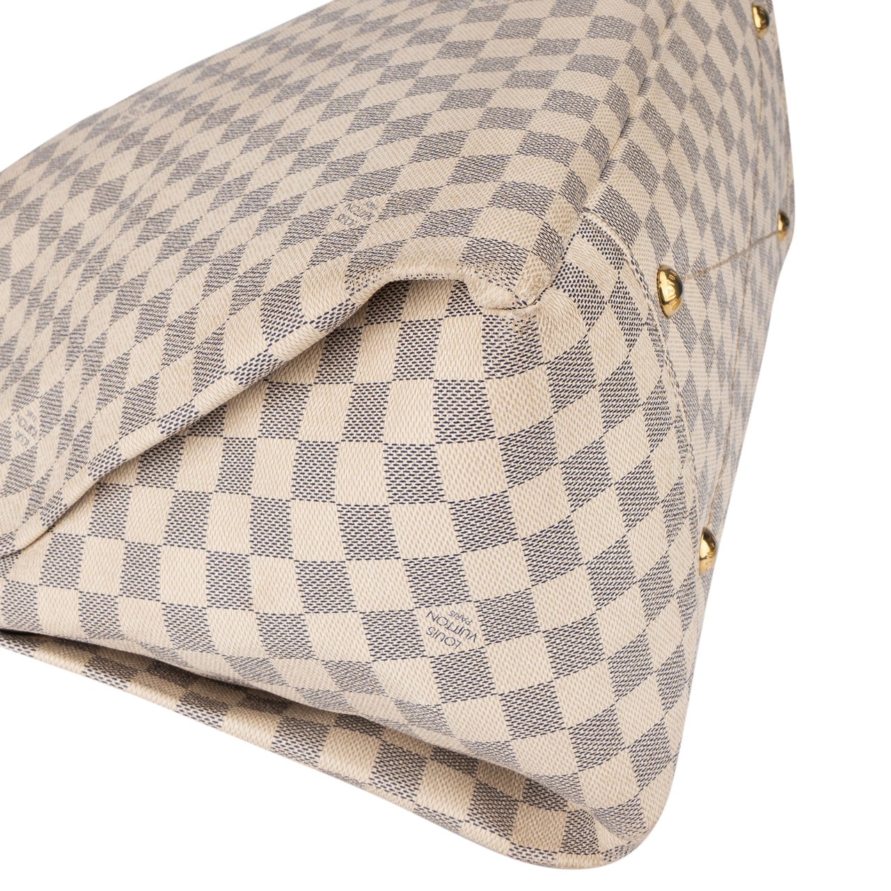 Louis Vuitton Louis Vuitton Damier Azur Monogram Artsy MM Handbag Wit