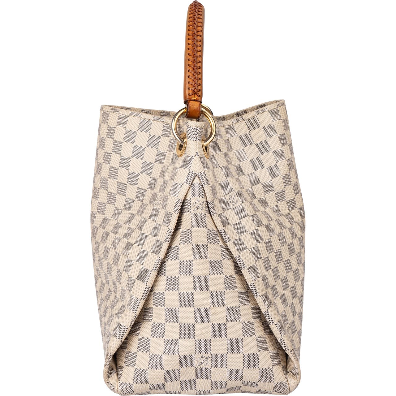 Louis Vuitton Louis Vuitton Damier Azur Monogram Artsy MM Handbag Wit