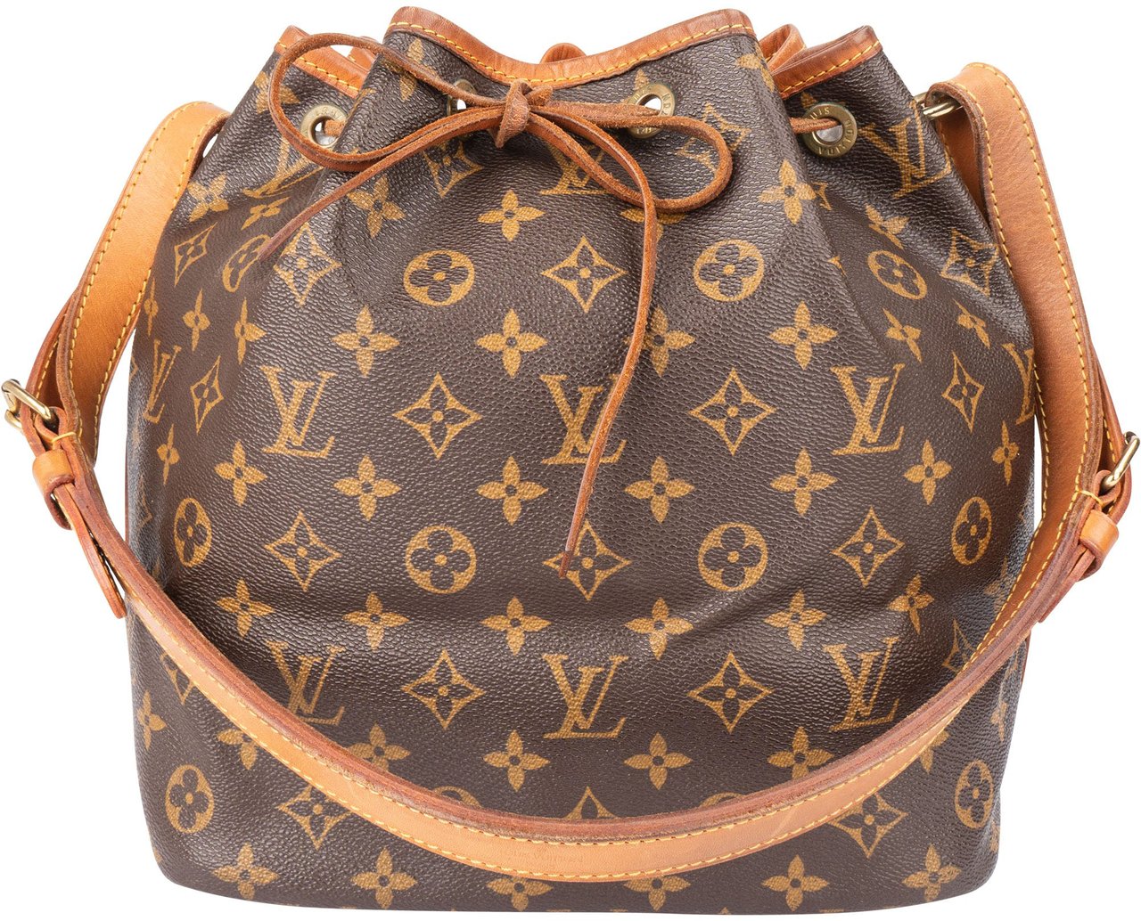 Louis Vuitton Louis Vuitton Canvas Monogram Sac Noe Petit Shoulder Bag Bruin