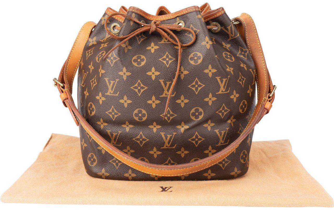 Louis Vuitton Louis Vuitton Canvas Monogram Sac Noe Petit Shoulder Bag Bruin