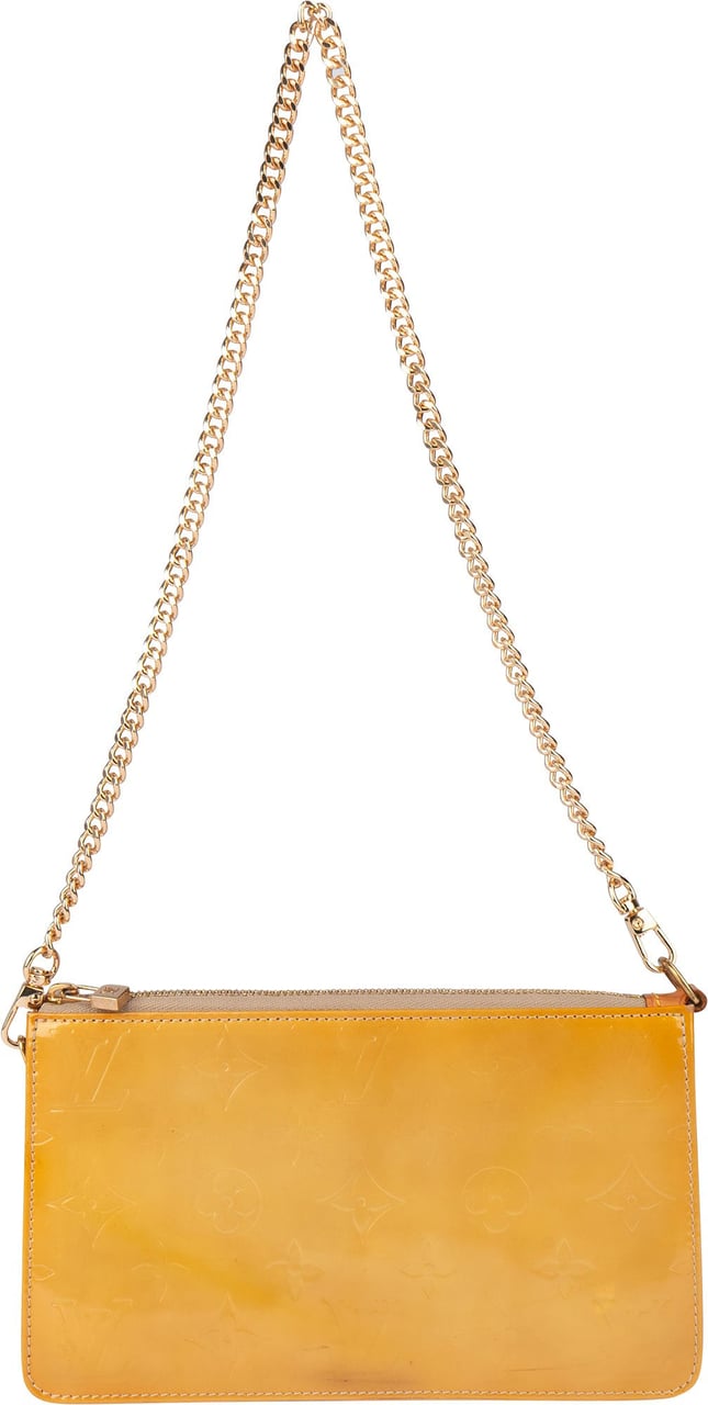 Louis Vuitton Louis Vuitton Vernis Monogram Lexington Pochette Accessoire Shoulder Bag Geel