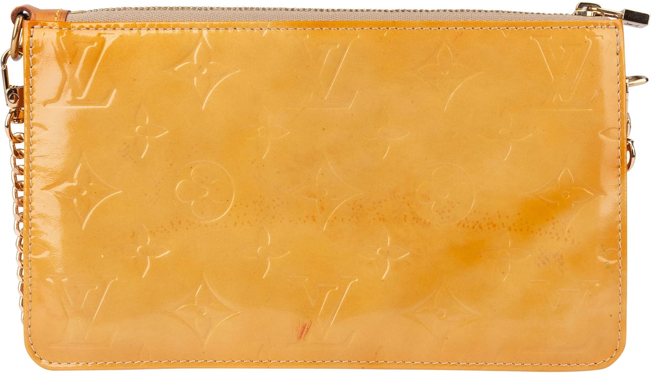 Louis Vuitton Louis Vuitton Vernis Monogram Lexington Pochette Accessoire Shoulder Bag Geel