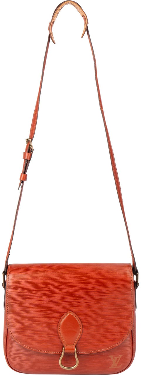 Louis Vuitton Louis Vuitton Epi Leather Saint Cloud GM Crossbody Bag Rood