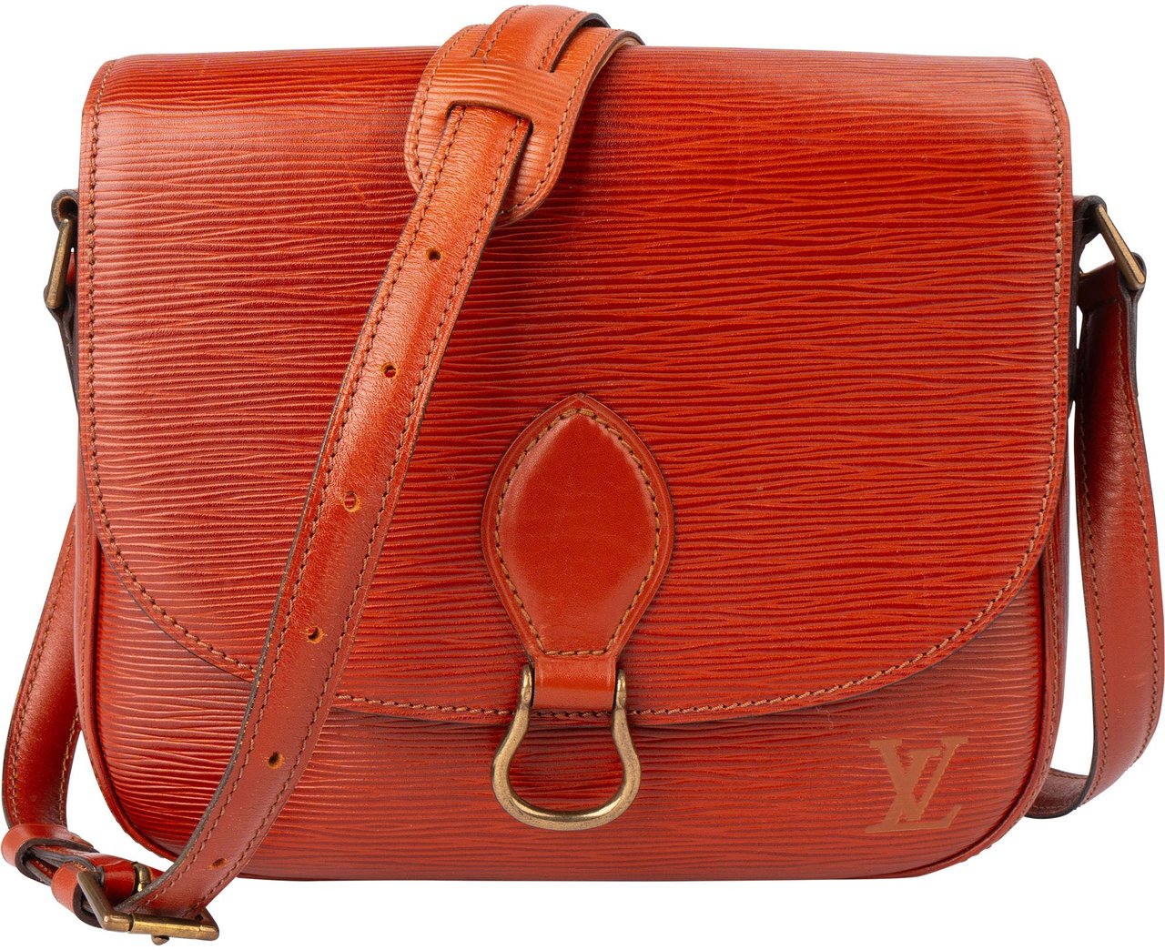 Louis Vuitton Louis Vuitton Epi Leather Saint Cloud GM Crossbody Bag Rood