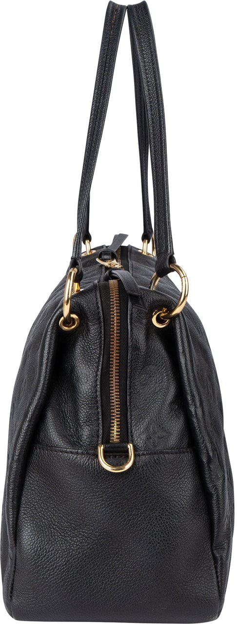 Louis Vuitton Louis Vuitton Leather Empreinte Monogram Ponthieu PM Shoulder Bag Zwart