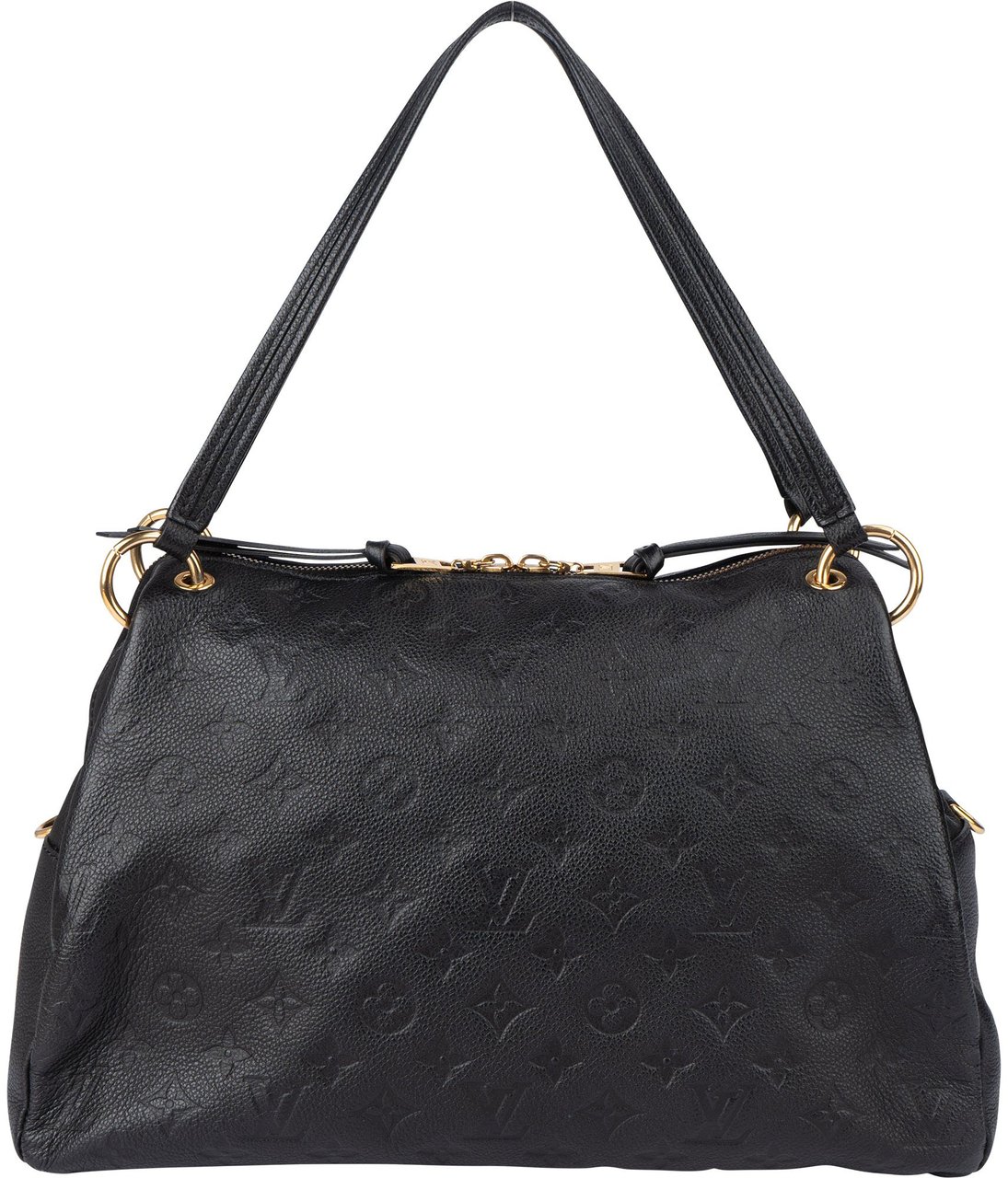 Louis Vuitton Louis Vuitton Leather Empreinte Monogram Ponthieu PM Shoulder Bag Zwart