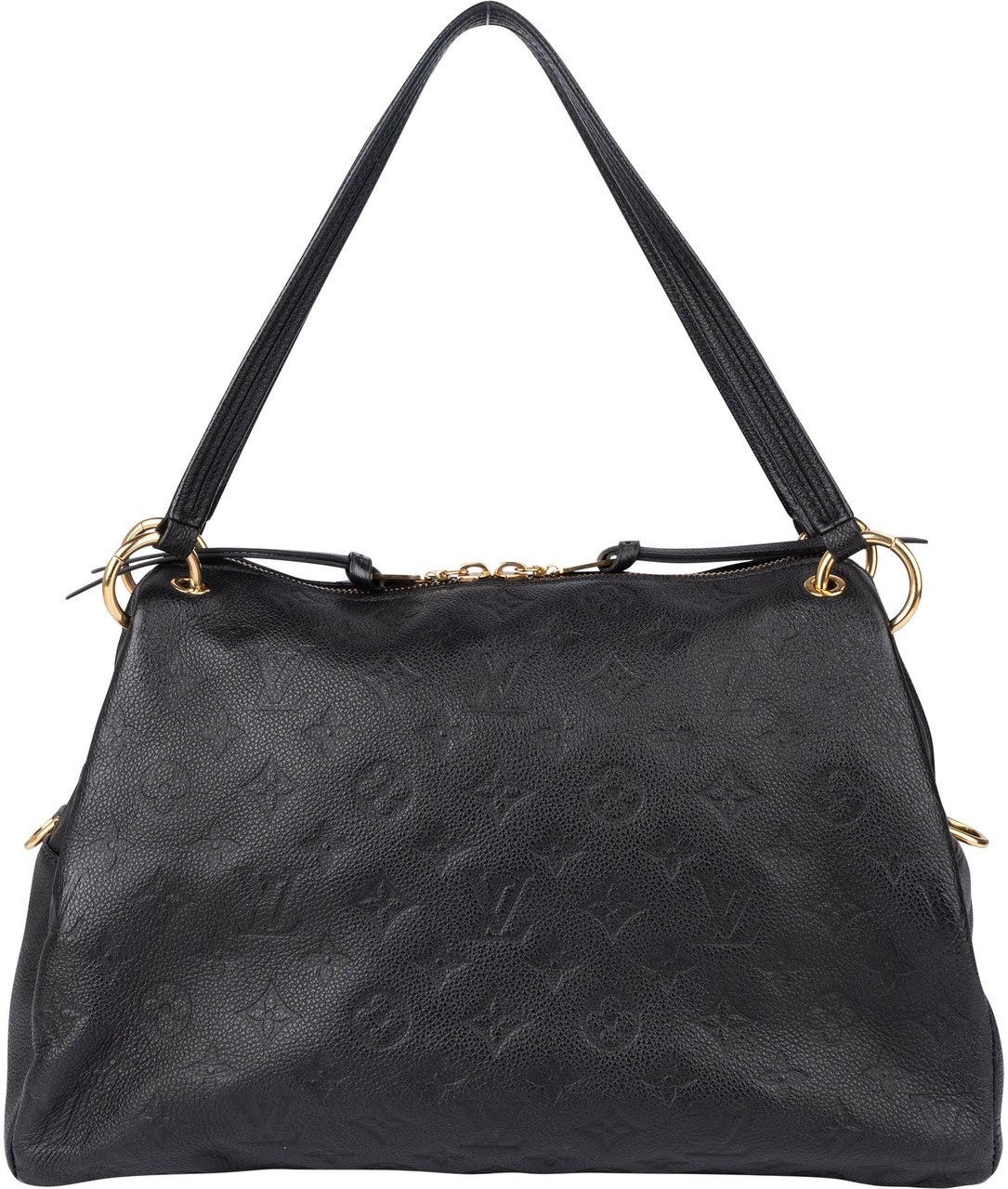 Louis Vuitton Louis Vuitton Leather Empreinte Monogram Ponthieu PM Shoulder Bag Zwart