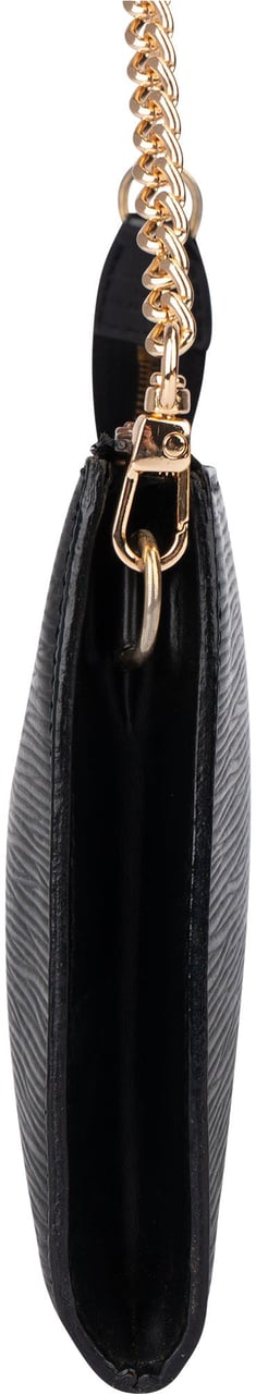 Louis Vuitton Louis Vuitton Noir Epi Leather Pochette Accessoire Shoulder Bag Zwart