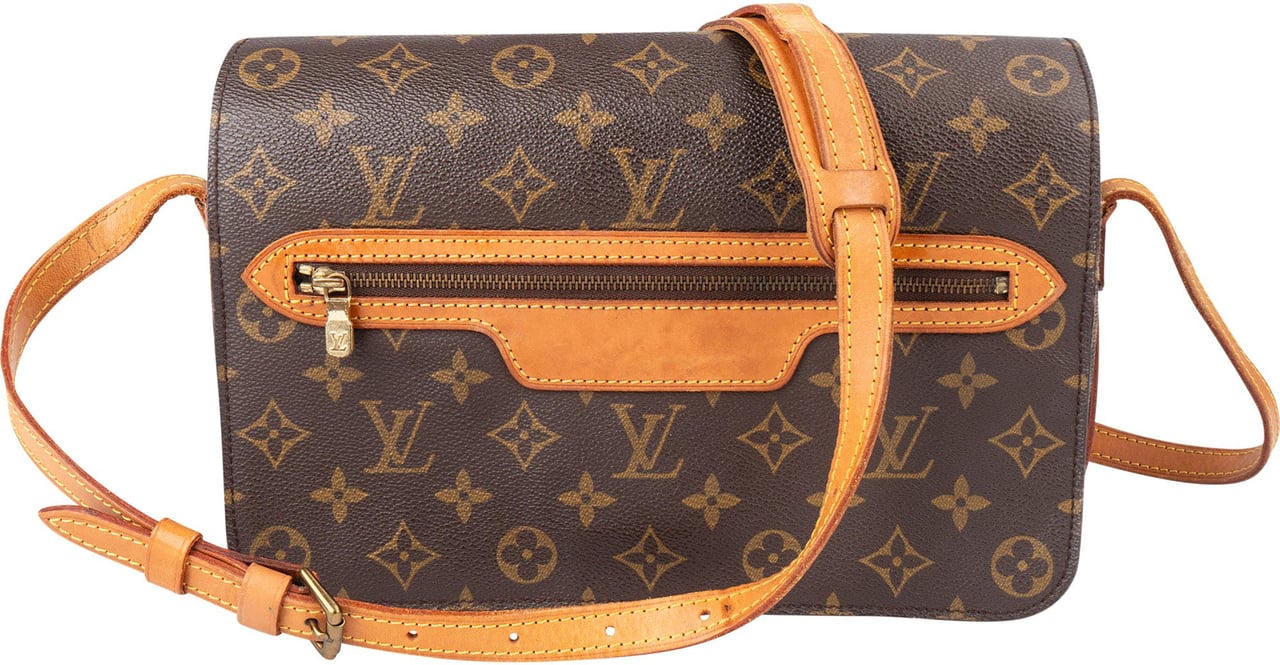 Louis Vuitton Louis Vuitton Canvas Monogram Saint Germain GM Crossbody Bag Bruin