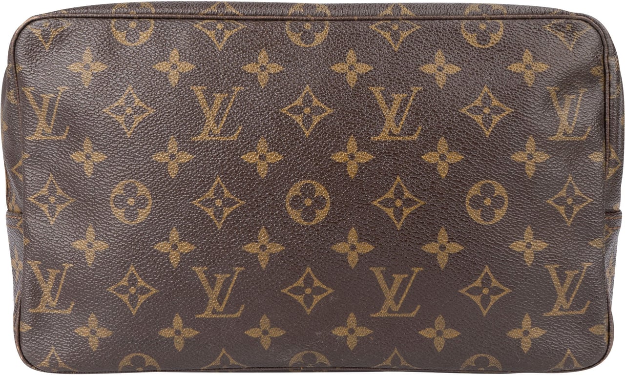 Louis Vuitton Louis Vuitton Canvas Monogram Trousse Toilette 28 Clutch Bruin