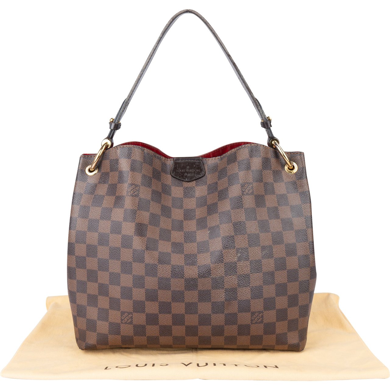 Louis Vuitton Louis Vuitton Damier Ebene Monogram Graceful PM Handbag Bruin