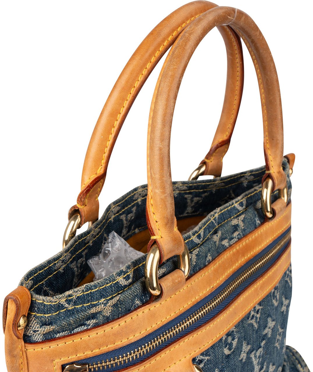 Louis Vuitton Louis Vuitton Denim Monogram Sac Plat Handbag Divers
