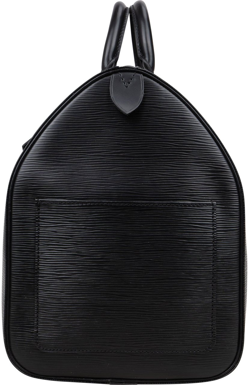 Louis Vuitton Louis Vuitton Noir Epi Leather Keepall 45 Zwart