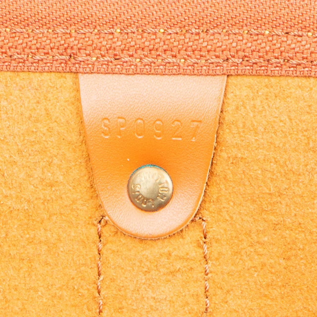 Louis Vuitton Louis Vuitton Cognac Epi Leather Keepall 50 Bruin