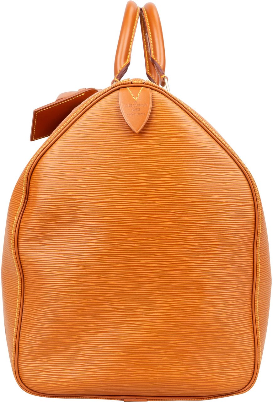 Louis Vuitton Louis Vuitton Cognac Epi Leather Keepall 50 Bruin