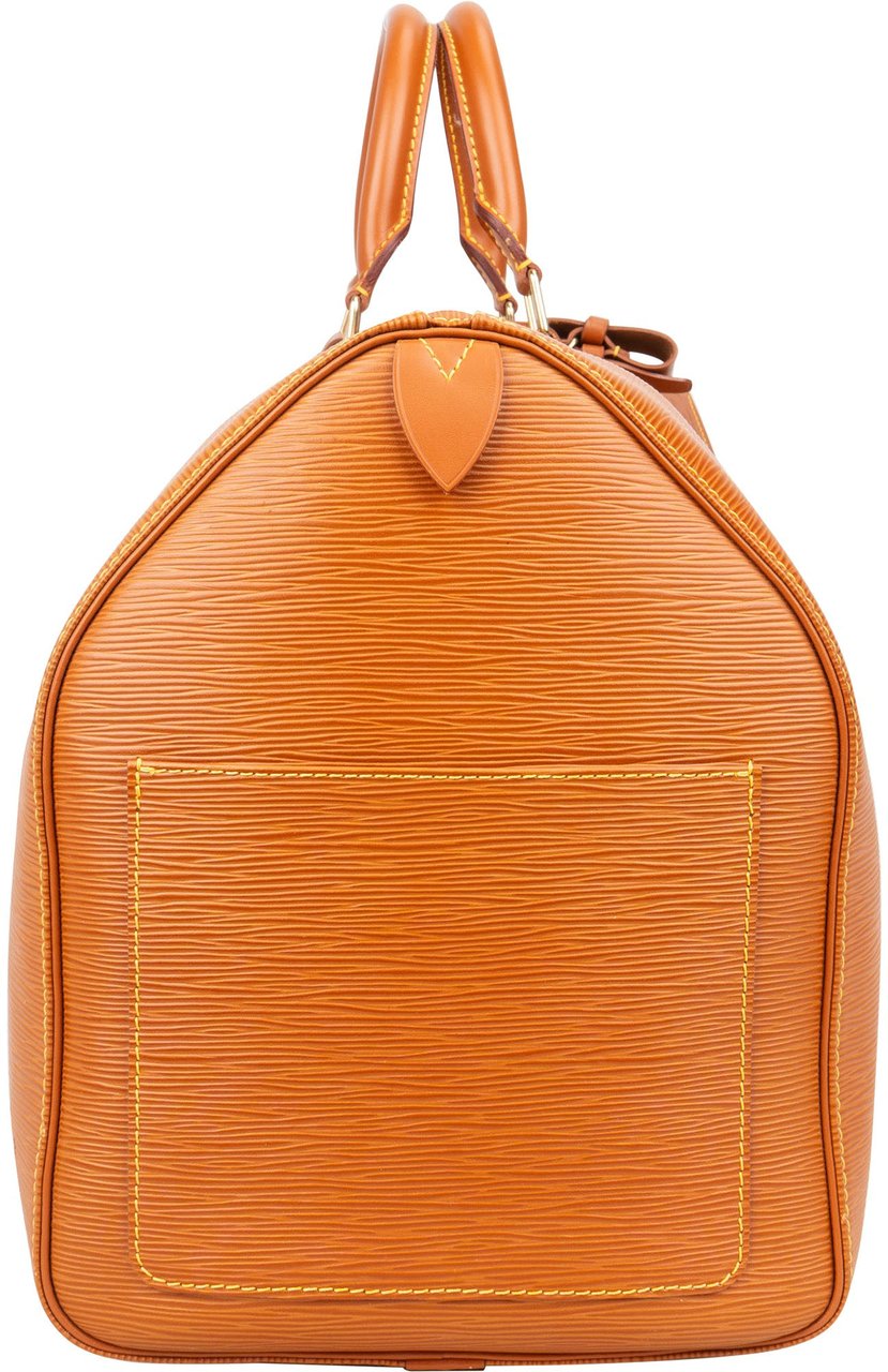 Louis Vuitton Louis Vuitton Cognac Epi Leather Keepall 50 Bruin