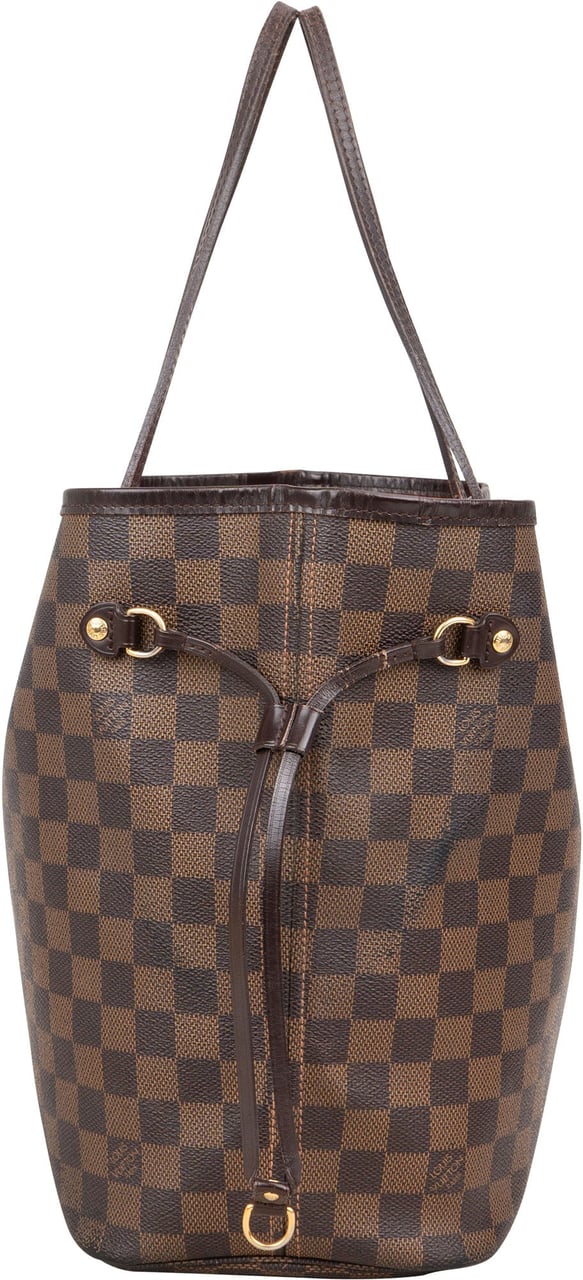 Louis Vuitton Louis Vuitton Damier Ebene Monogram Neverfull MM Shopper Handbag Bruin