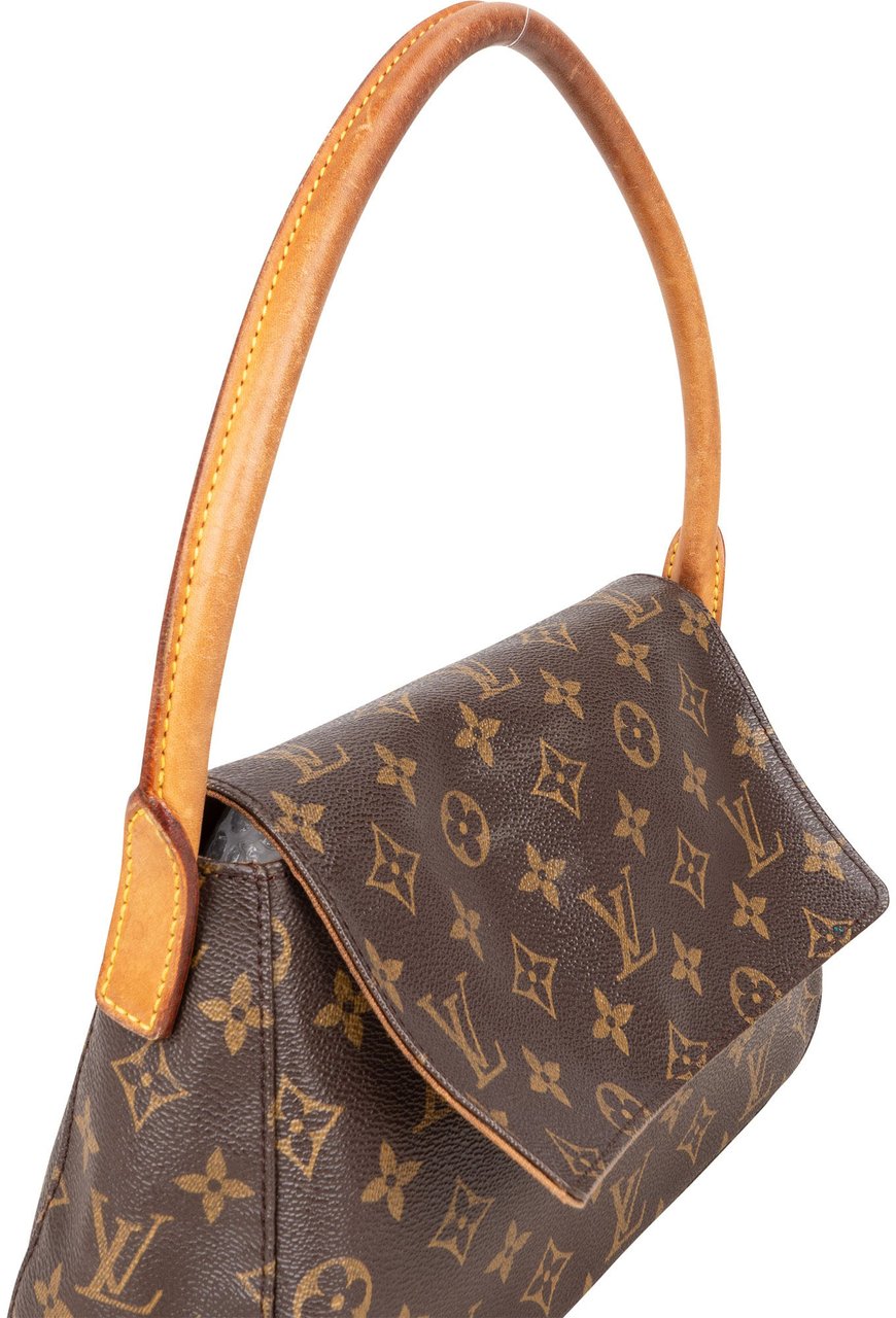 Louis Vuitton Louis Vuitton Canvas Monogram Looping PM Shoulder Bag Bruin