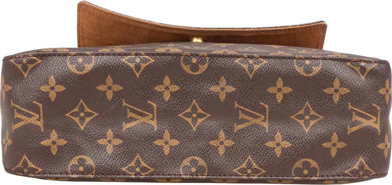 Louis Vuitton Louis Vuitton Canvas Monogram Looping PM Shoulder Bag Bruin