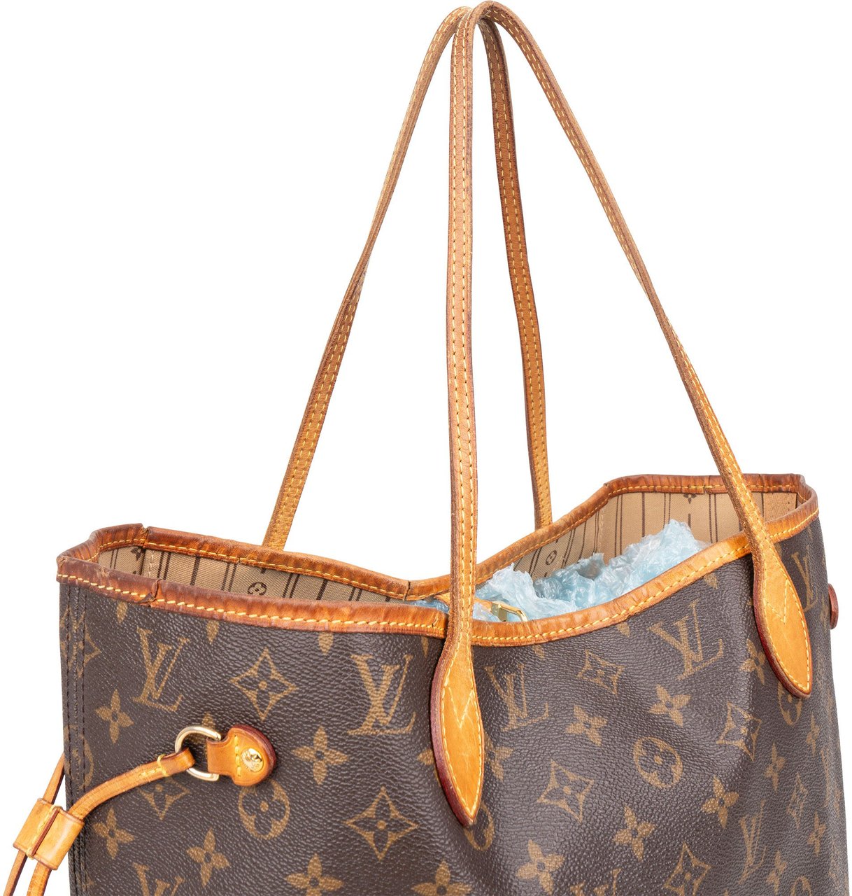 Louis Vuitton Louis Vuitton Canvas Monogram Neverfull MM Shopper Handbag Bruin