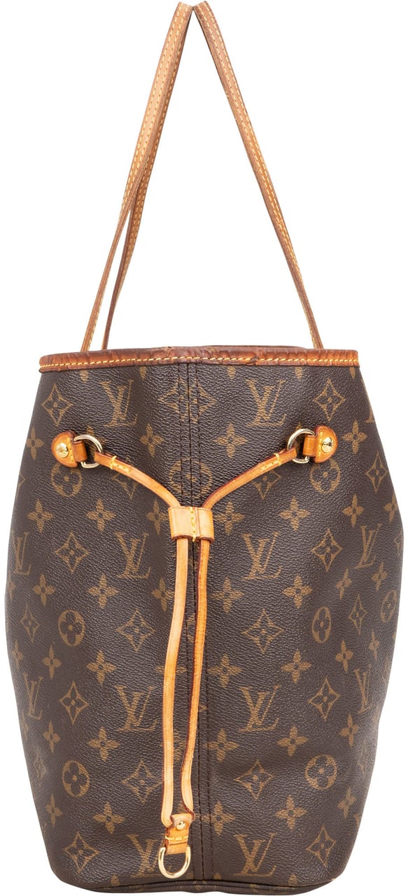 Louis Vuitton Louis Vuitton Canvas Monogram Neverfull MM Shopper Handbag Bruin