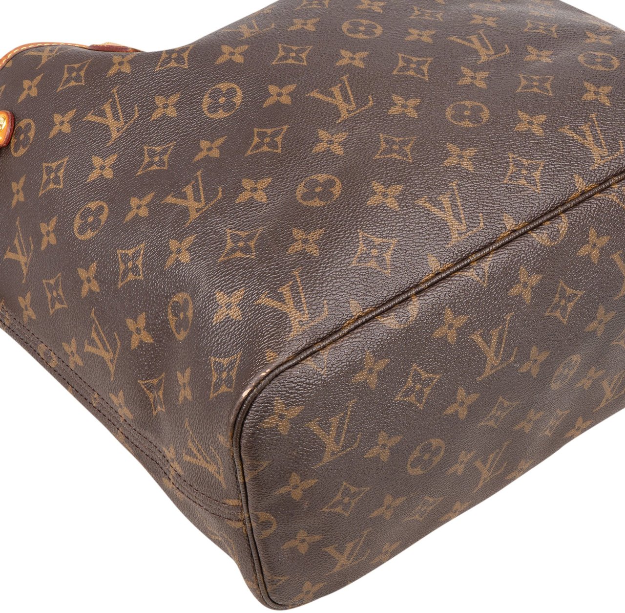 Louis Vuitton Louis Vuitton Canvas Monogram Neverfull MM Shopper Handbag Bruin