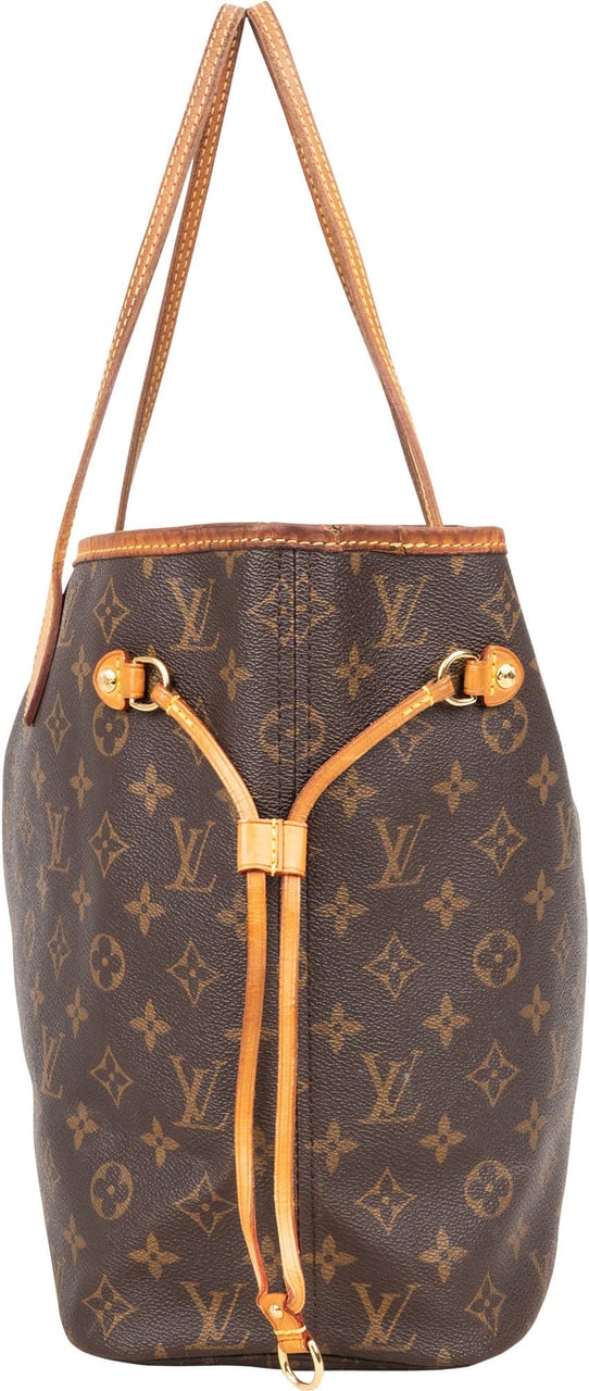 Louis Vuitton Louis Vuitton Canvas Monogram Neverfull MM Shopper Handbag Bruin