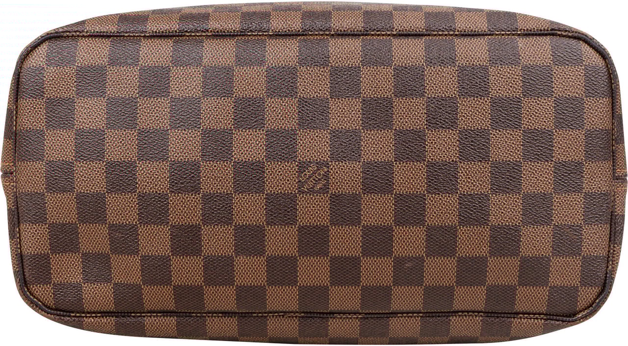Louis Vuitton Louis Vuitton Damier Ebene Monogram Neverfull MM Shopper Handbag Bruin