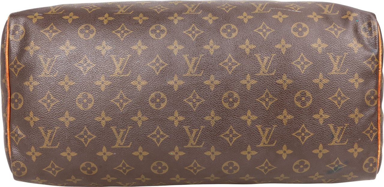 Louis Vuitton Louis Vuitton Canvas Monogram Speedy 40 Handbag Bruin