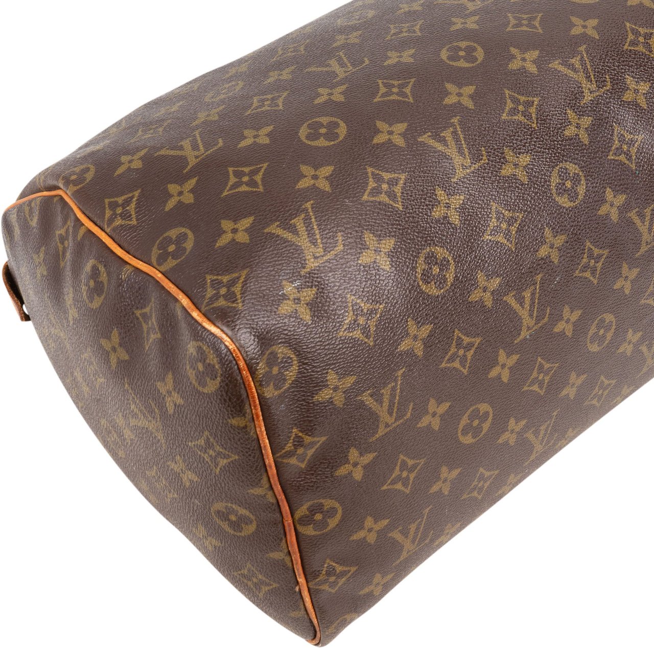 Louis Vuitton Louis Vuitton Canvas Monogram Speedy 40 Handbag Bruin