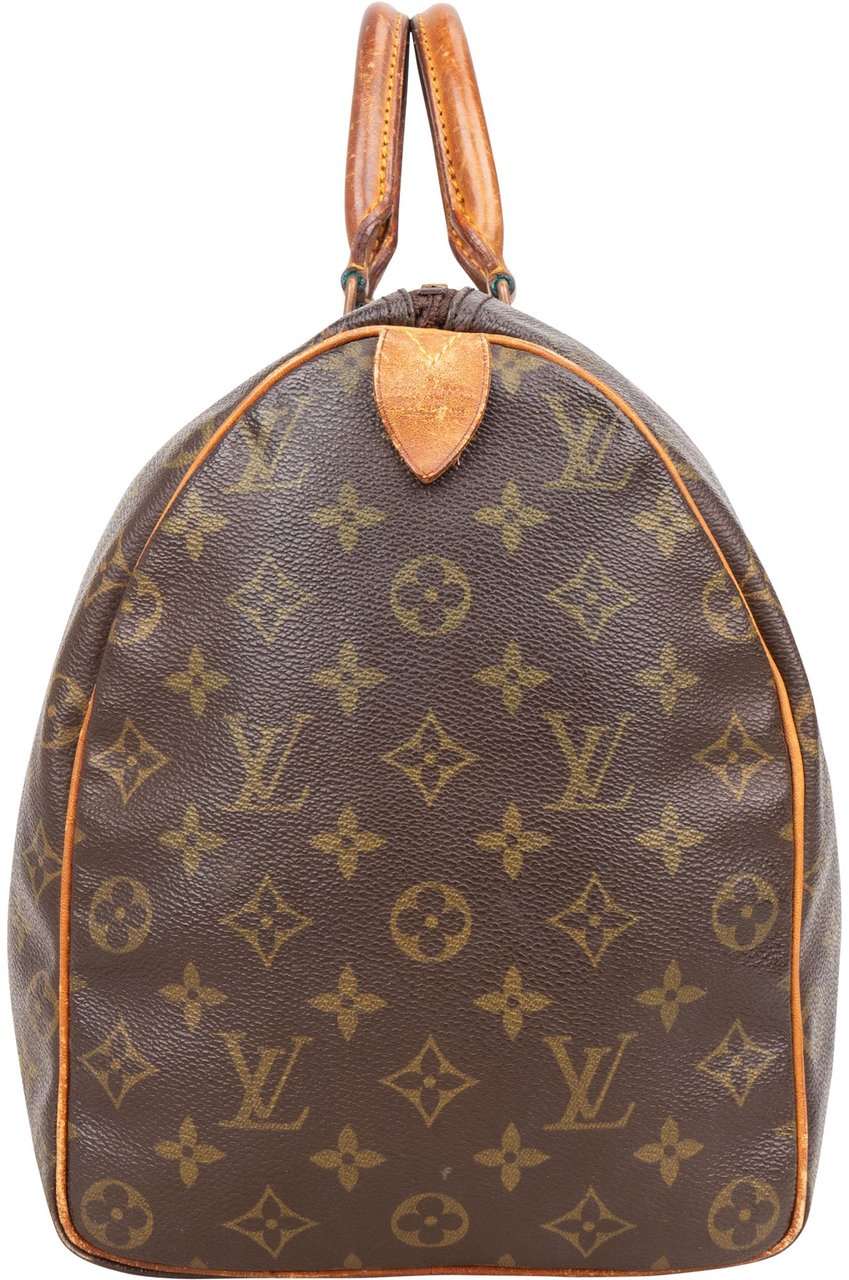 Louis Vuitton Louis Vuitton Canvas Monogram Speedy 40 Handbag Bruin