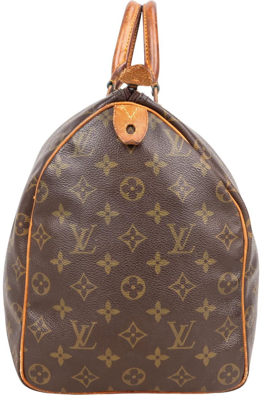 Louis Vuitton Louis Vuitton Canvas Monogram Speedy 40 Handbag Bruin