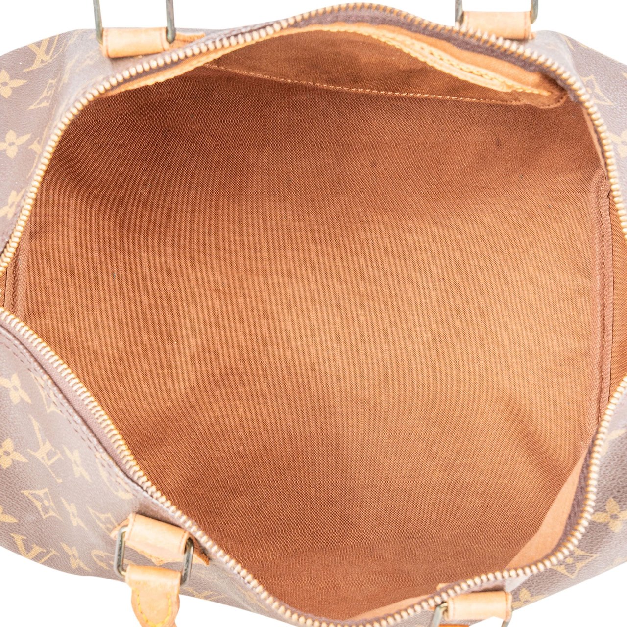 Louis Vuitton Louis Vuitton Canvas Monogram Speedy 35 Handbag Bruin