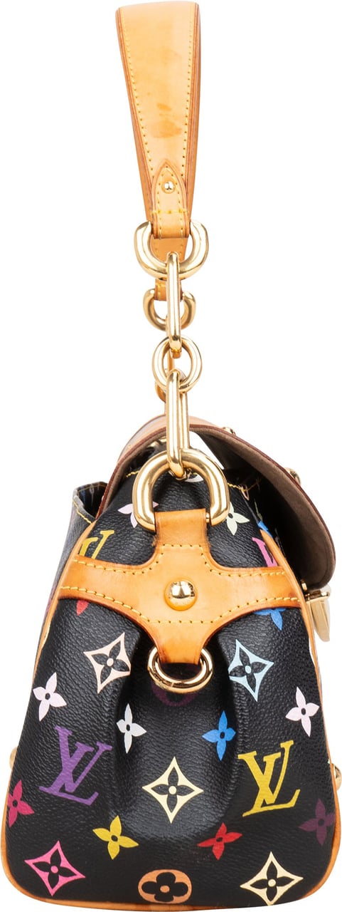 Louis Vuitton Murakami Multicolor Beverly MM Shoulder Bag Zwart
