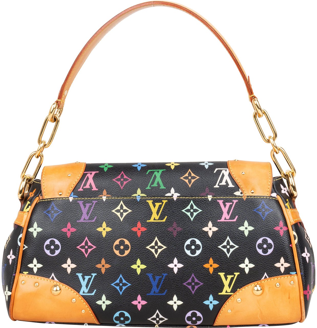Louis Vuitton Murakami Multicolor Beverly MM Shoulder Bag Zwart