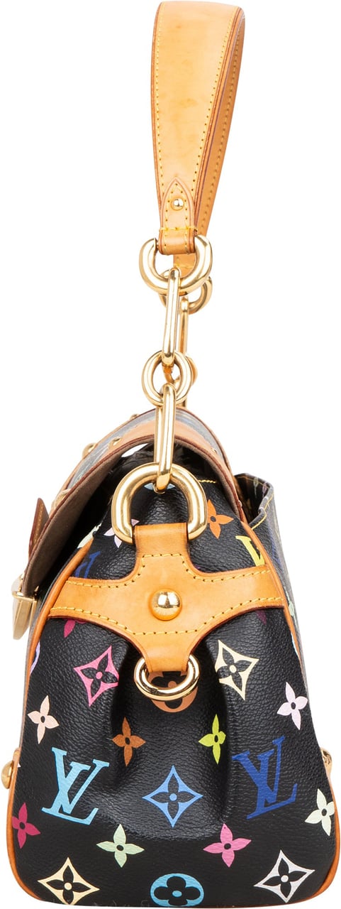 Louis Vuitton Murakami Multicolor Beverly MM Shoulder Bag Zwart