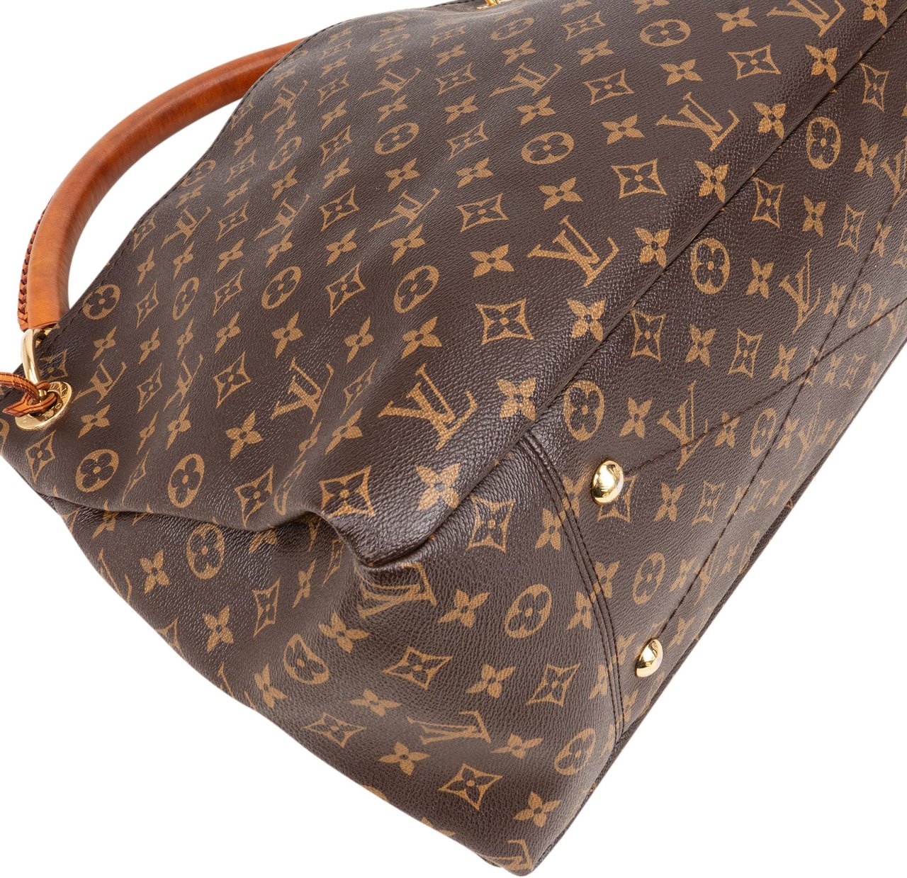 Louis Vuitton Louis Vuitton Canvas Monogram Artsy MM Handbag Bruin