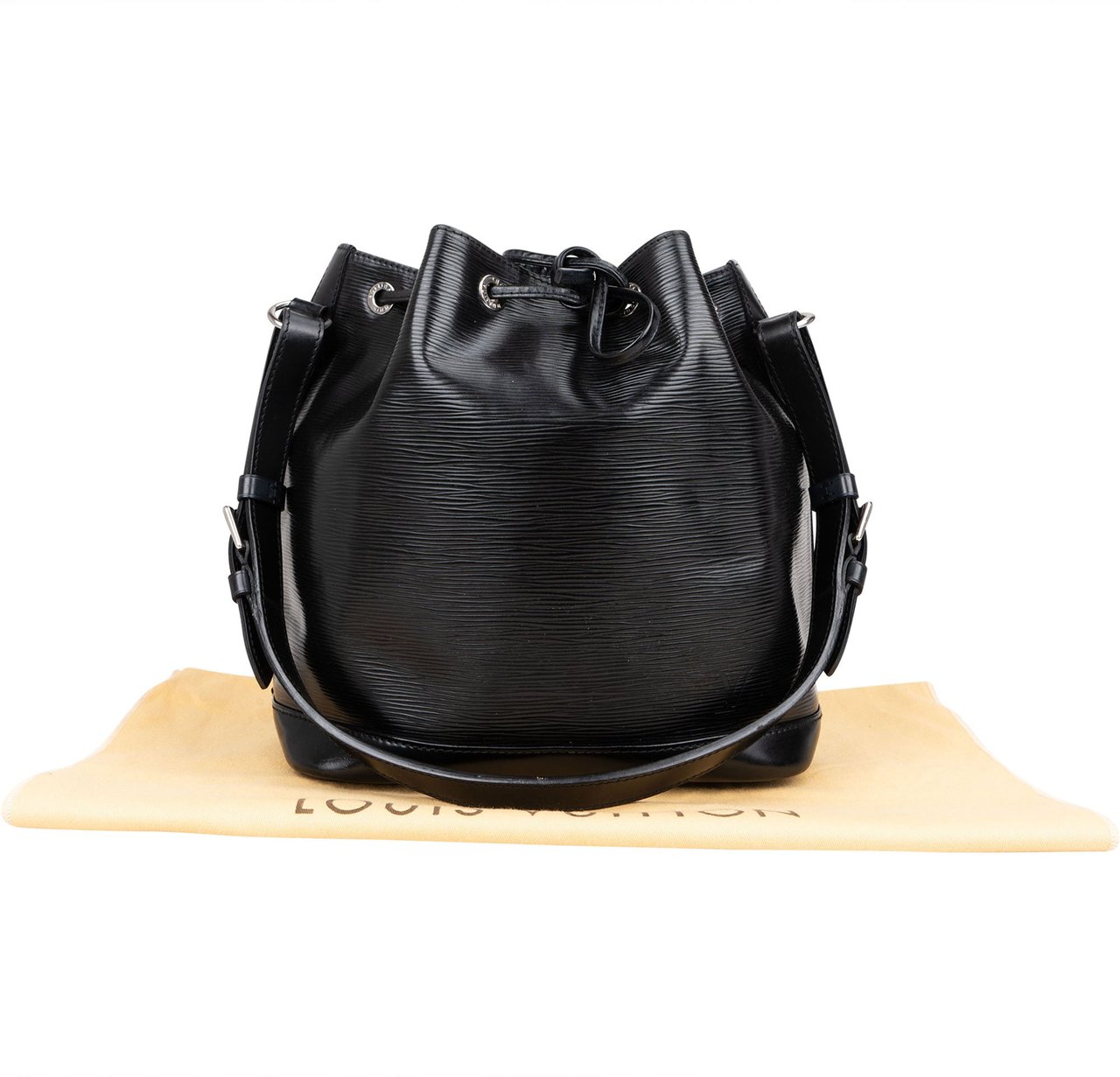 Louis Vuitton Louis Vuitton Noir Epi Leather NM Sac Noe Petit Shoulder Bag Zwart