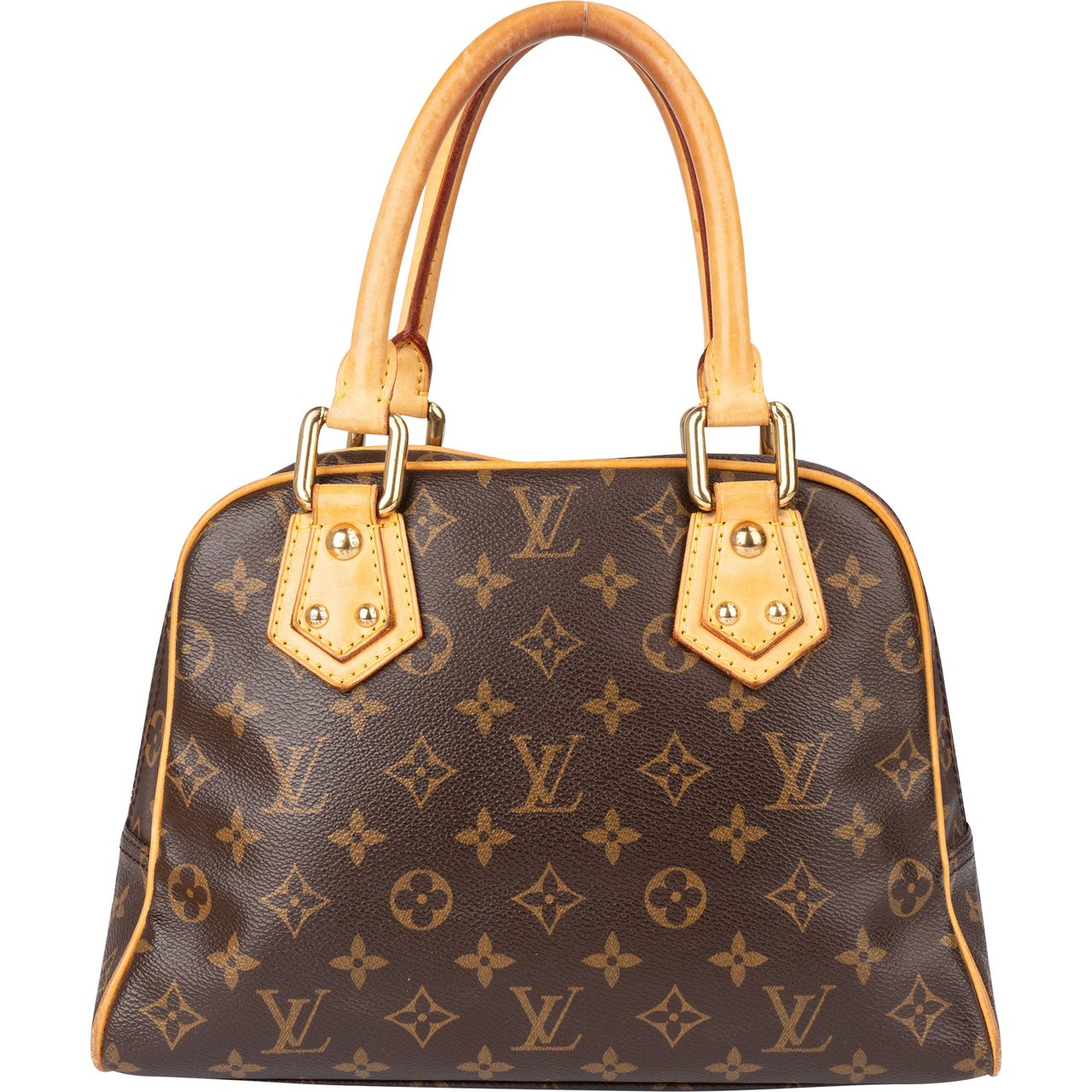 Louis Vuitton Louis Vuitton Canvas Monogram Manhattan PM Handbag Bruin