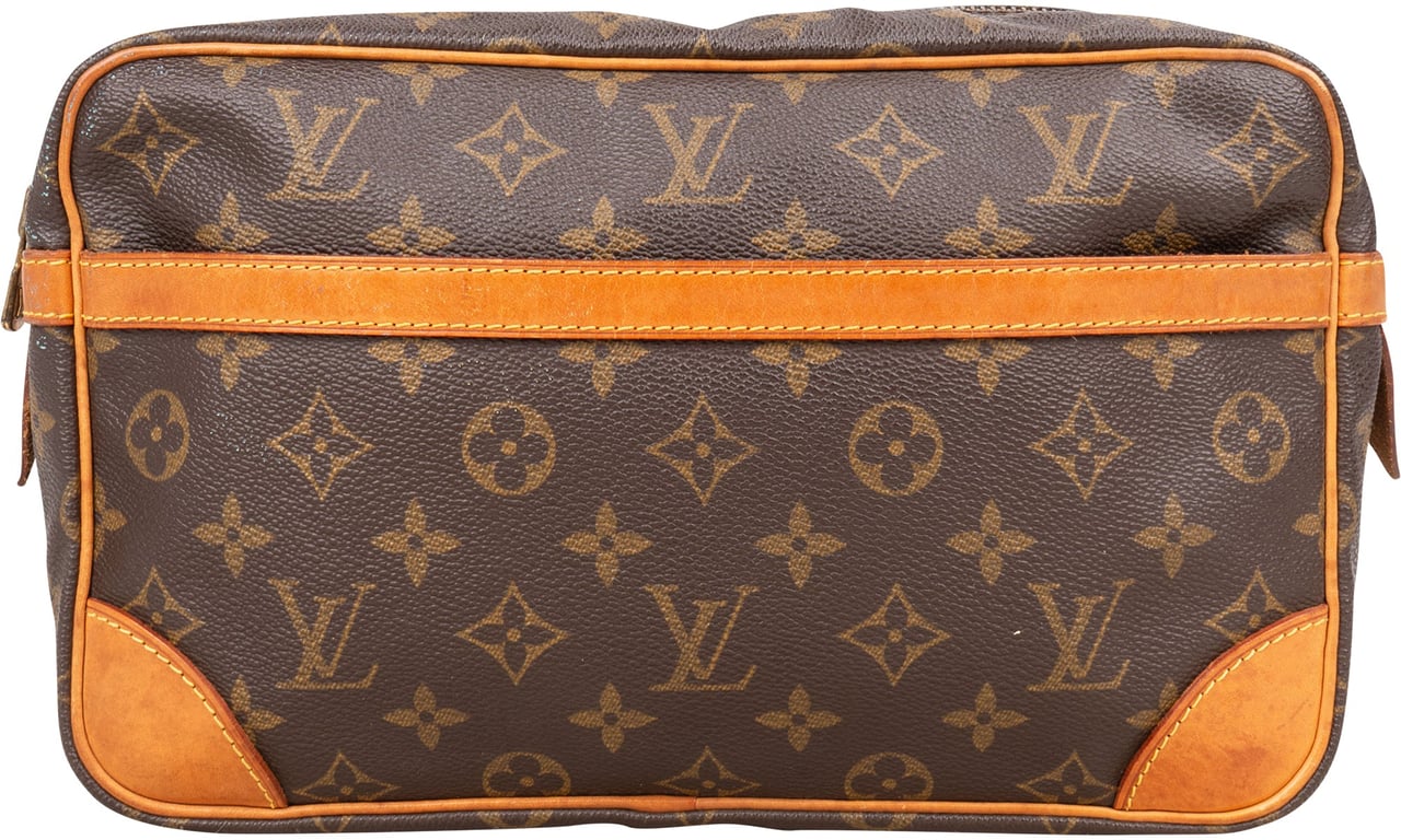 Louis Vuitton Louis Vuitton Canvas Monogram Compiegne 28 Clutch Bruin