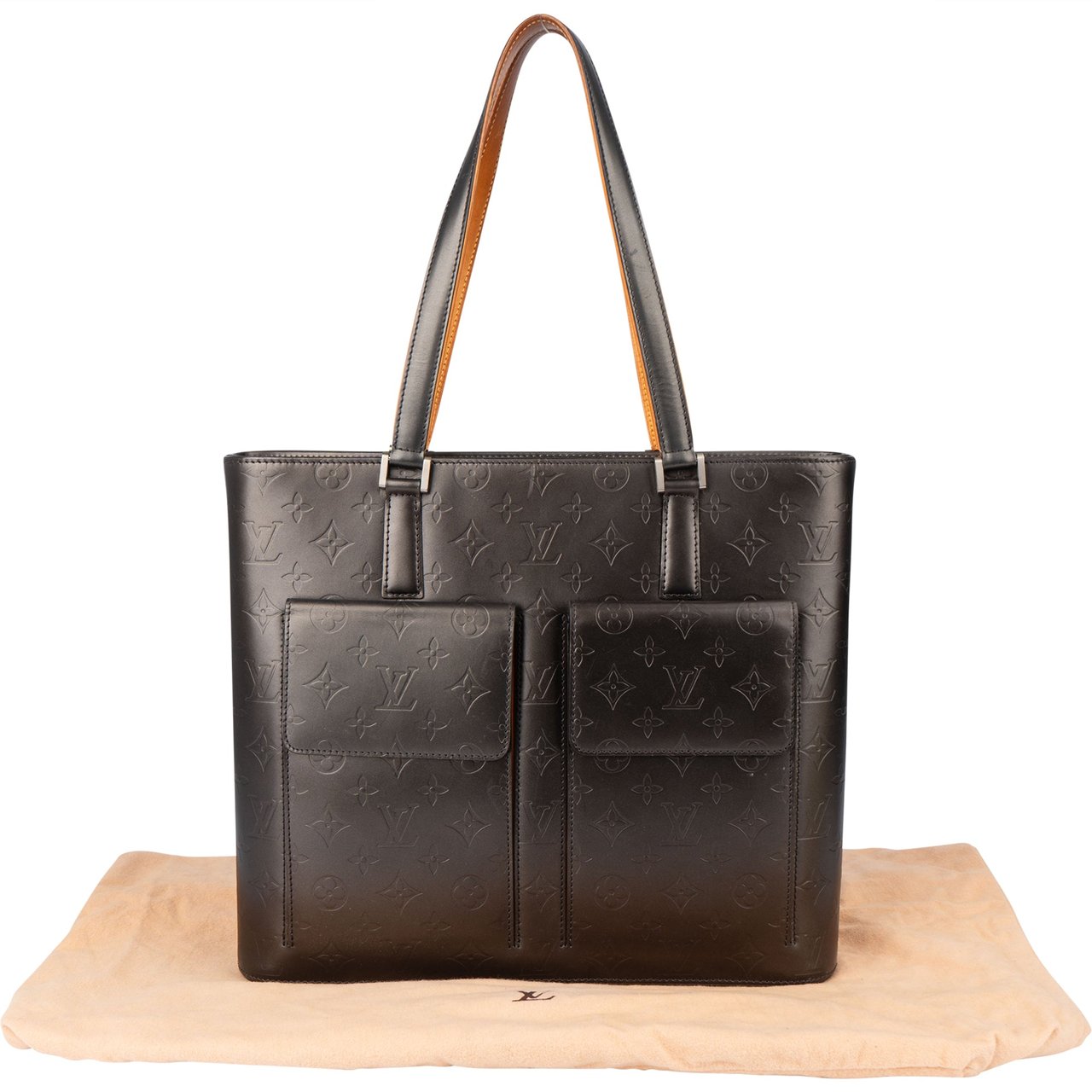 Louis Vuitton Louis Vuitton Mat Vernis Monogram Wilwood Handbag Zwart